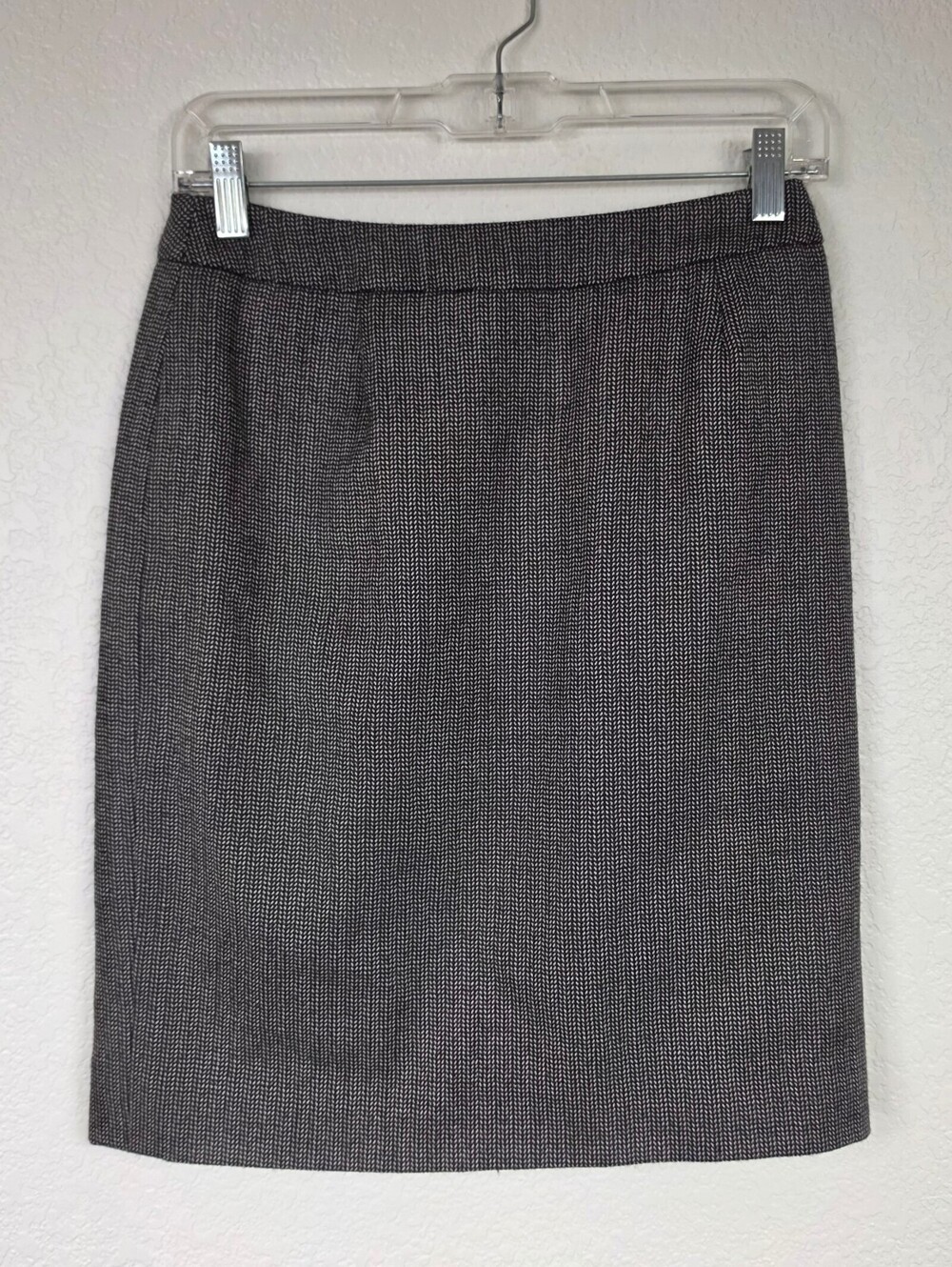 Wool $249 Doncaster Grey Gray Size 2 Skirt